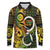 Vanuatu 1980 Long Sleeve Polo Shirt Ni-Van Tamtam Sand Drawing Pattern