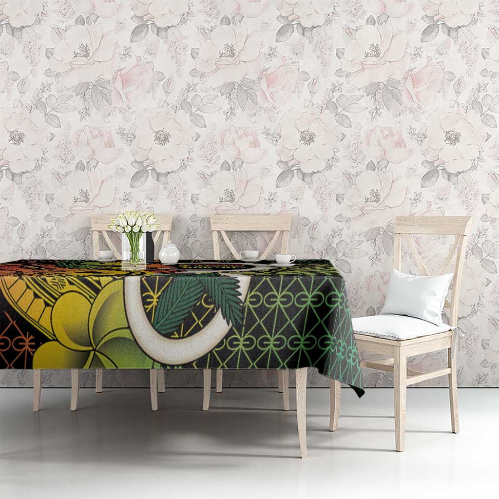 Vanuatu 1980 Tablecloth Ni-Van Tamtam Sand Drawing Pattern