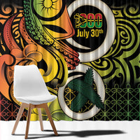 Vanuatu 1980 Window Curtain Ni-Van Tamtam Sand Drawing Pattern