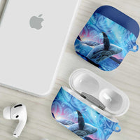 New Zealand Matariki Humpback Whale AirPods Case Paikea Maori New Year Blue Galaxy