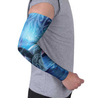 New Zealand Matariki Humpback Whale Arm Sleeves Paikea Maori New Year Blue Galaxy LT14 - Polynesian Pride