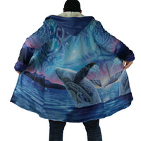 New Zealand Matariki Humpback Whale Cloak Paikea Maori New Year Blue Galaxy LT14 - Polynesian Pride