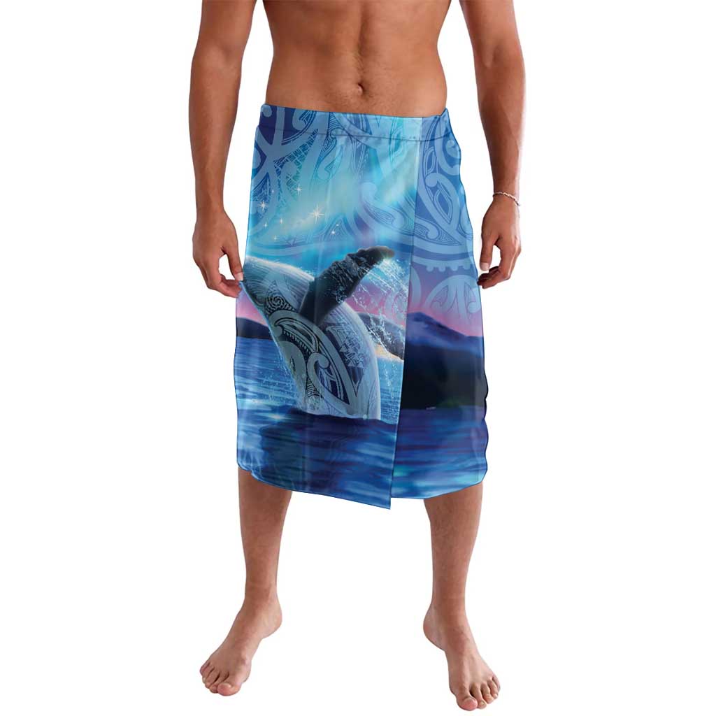 New Zealand Matariki Humpback Whale Lavalava Paikea Maori New Year Blue Galaxy