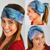 New Zealand Matariki Humpback Whale Neck Gaiter Paikea Maori New Year Blue Galaxy