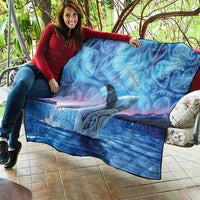 New Zealand Matariki Humpback Whale Quilt Paikea Maori New Year Blue Galaxy LT14 - Polynesian Pride