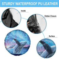 New Zealand Matariki Humpback Whale Spare Tire Cover Paikea Maori New Year Blue Galaxy