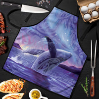 New Zealand Matariki Humpback Whale Apron Paikea Maori New Year Purple Galaxy