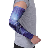 New Zealand Matariki Humpback Whale Arm Sleeves Paikea Maori New Year Purple Galaxy