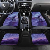 New Zealand Matariki Humpback Whale Car Mats Paikea Maori New Year Purple Galaxy