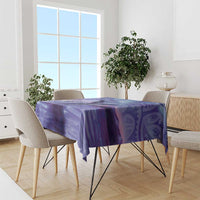 New Zealand Matariki Humpback Whale Tablecloth Paikea Maori New Year Purple Galaxy LT14 - Polynesian Pride
