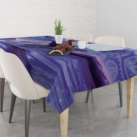 New Zealand Matariki Humpback Whale Tablecloth Paikea Maori New Year Purple Galaxy LT14 - Polynesian Pride