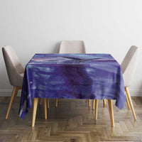New Zealand Matariki Humpback Whale Tablecloth Paikea Maori New Year Purple Galaxy LT14 - Polynesian Pride
