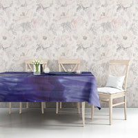 New Zealand Matariki Humpback Whale Tablecloth Paikea Maori New Year Purple Galaxy LT14 - Polynesian Pride