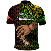 Polynesian Pride Father Day Hawaii Polo Shirt Kanaka Kakau Hauoli La Makuakane LT14 - Polynesian Pride