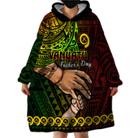 Polynesian Pride Father Day Vanuatu Wearable Blanket Hoodie I Love You Dad Reggae Version LT14 - Polynesian Pride
