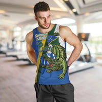 Solomon Islands Independence Day Men Tank Top Happy 7 July Crocodile Flag Style