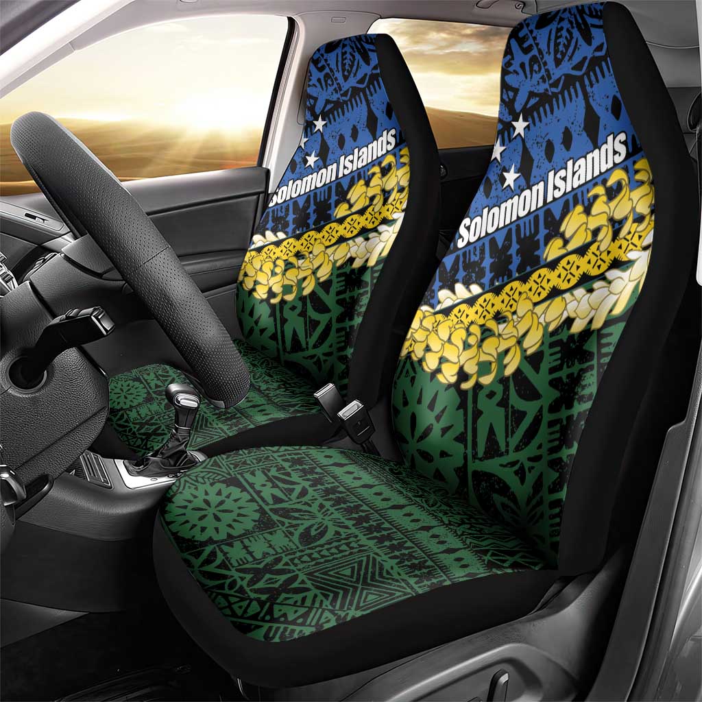 Halo Olaketa Solomon Islands Tapa Pattern Car Seat Cover