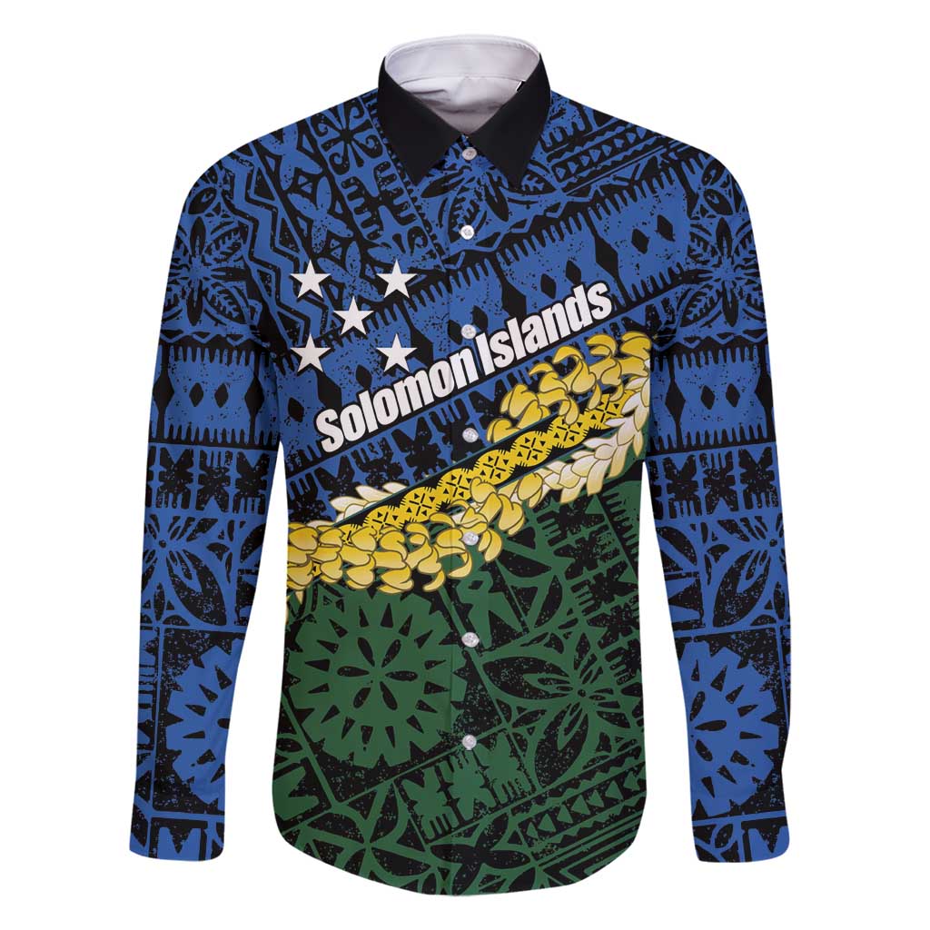 Halo Olaketa Solomon Islands Tapa Pattern Family Matching Tank Maxi Dress and Hawaiian Shirt