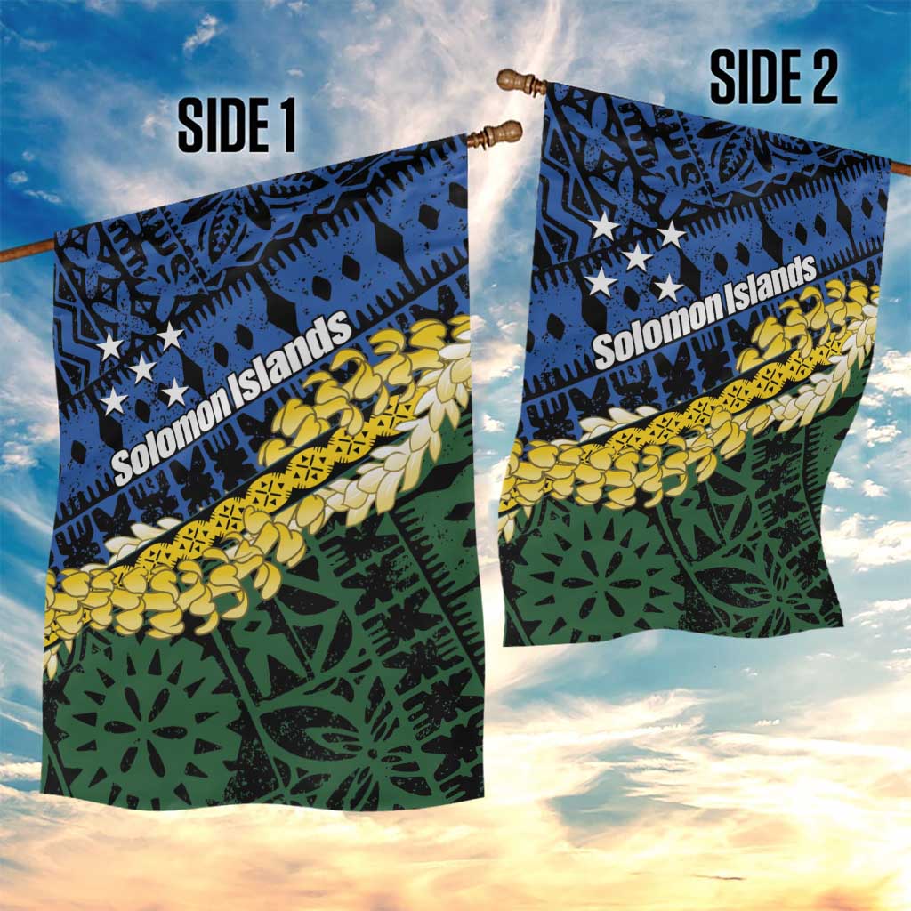 Halo Olaketa Solomon Islands Tapa Pattern Garden Flag