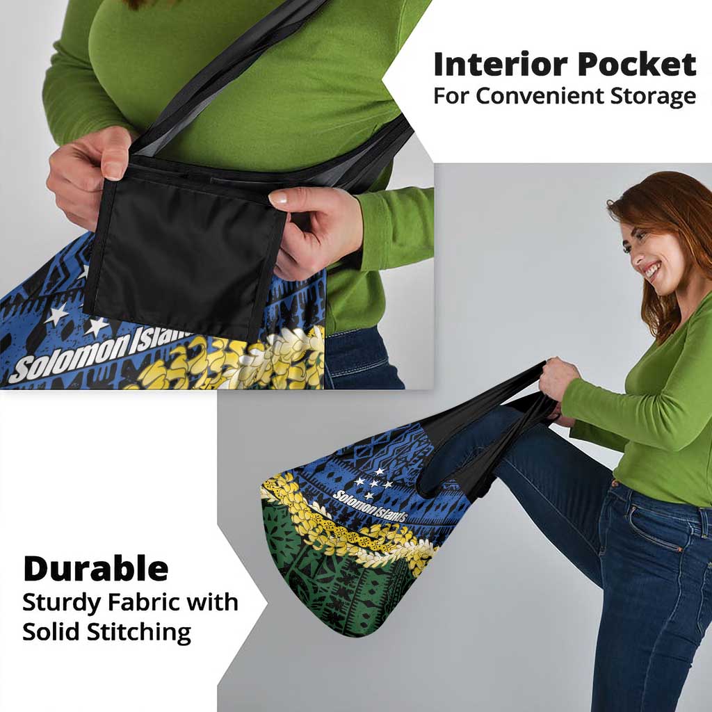 Halo Olaketa Solomon Islands Tapa Pattern Grocery Bag