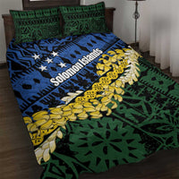 Halo Olaketa Solomon Islands Tapa Pattern Quilt Bed Set