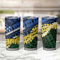 Halo Olaketa Solomon Islands Tapa Pattern Tumbler Cup
