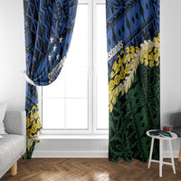 Halo Olaketa Solomon Islands Tapa Pattern Window Curtain