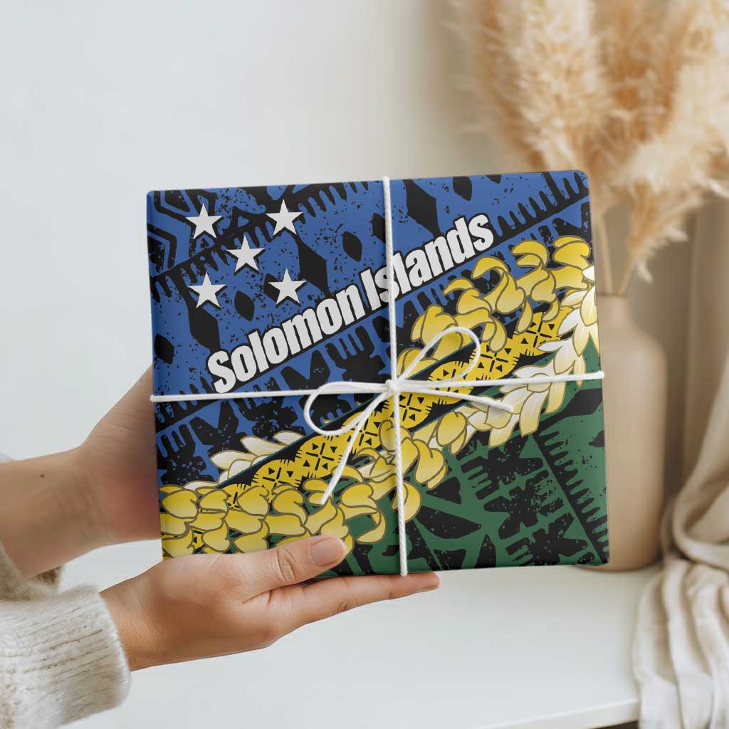 Halo Olaketa Solomon Islands Tapa Pattern Wrapping Paper - Polynesian Pride