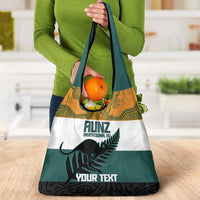 AUNZ Rugby Custom Grocery Bag Australia Kangaroo New Zealand Silver Fern - Polynesian Pride