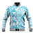 Personalised New Zealand Darts Baseball Jacket Aotearoa Maori Its In My DNA White - Polynesian Pride