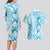 Personalised New Zealand Darts Couples Matching Long Sleeve Bodycon Dress and Hawaiian Shirt Aotearoa Maori Its In My DNA White - Polynesian Pride