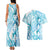 Personalised New Zealand Darts Couples Matching Tank Maxi Dress and Hawaiian Shirt Aotearoa Maori Its In My DNA White - Polynesian Pride
