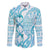 Personalised New Zealand Darts Family Matching Off The Shoulder Long Sleeve Dress and Hawaiian Shirt Aotearoa Maori Its In My DNA White - Polynesian Pride
