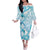 Personalised New Zealand Darts Family Matching Off The Shoulder Long Sleeve Dress and Hawaiian Shirt Aotearoa Maori Its In My DNA White - Polynesian Pride