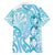 Personalised New Zealand Darts Family Matching Short Sleeve Bodycon Dress and Hawaiian Shirt Aotearoa Maori Its In My DNA White - Polynesian Pride