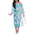 Personalised New Zealand Darts Off The Shoulder Long Sleeve Dress Aotearoa Maori Its In My DNA White - Polynesian Pride