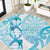 New Zealand Darts Round Carpet Aotearoa Maori Its In My DNA White - Polynesian Pride