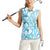 Personalised New Zealand Darts Women Sleeveless Polo Shirt Aotearoa Maori Its In My DNA White - Polynesian Pride