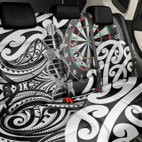 New Zealand Darts Back Car Seat Cover Aotearoa Maori Its In My DNA Black - Polynesian Pride