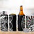 New Zealand Darts 4 in 1 Can Cooler Tumbler Aotearoa Maori Its In My DNA Black - Polynesian Pride