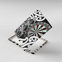 New Zealand Darts Canvas Wall Art Aotearoa Maori Its In My DNA Black - Polynesian Pride