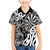 Personalised New Zealand Darts Family Matching Mermaid Dress and Hawaiian Shirt Aotearoa Maori Its In My DNA Black - Polynesian Pride