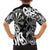 Personalised New Zealand Darts Family Matching Short Sleeve Bodycon Dress and Hawaiian Shirt Aotearoa Maori Its In My DNA Black - Polynesian Pride