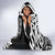 New Zealand Darts Hooded Blanket Aotearoa Maori Its In My DNA Black - Polynesian Pride