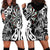 Personalised New Zealand Darts Hoodie Dress Aotearoa Maori Its In My DNA Black - Polynesian Pride