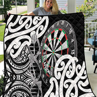 New Zealand Darts Quilt Aotearoa Maori Its In My DNA Black LT14 Black - Polynesian Pride