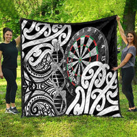 New Zealand Darts Quilt Aotearoa Maori Its In My DNA Black LT14 - Polynesian Pride