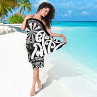 New Zealand Darts Sarong Aotearoa Maori Its In My DNA Black - Polynesian Pride