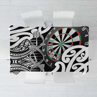 New Zealand Darts Tablecloth Aotearoa Maori Its In My DNA Black - Polynesian Pride