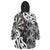 Personalised New Zealand Darts Wearable Blanket Hoodie Aotearoa Maori Its In My DNA Black - Polynesian Pride